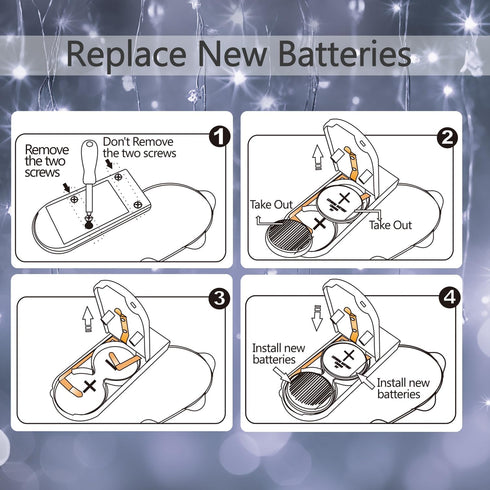 6 Pack Battery Operated Fairy Lights - Mini String Lights with Timer, 2 Remote, 20LED Cool White, Waterproof