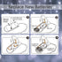 6 Pack Battery Operated Fairy Lights - Mini String Lights with Timer, 2 Remote, 20LED Cool White, Waterproof