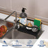 Counter Counter Vanwood Sponge Holder for Kitchen Sink with Auto Draining Tray, Sink Caddy Kitchen Sink Cocina