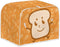 Cartoon Toaster Design 4 Slice Cover, Decorative Small Kitchen Appliance Dust and Fingerprint Protection
