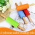 4 Pack Mini Rolling Pin for Kids, 9 Inch Wooden Handle Non-Stick Silicone Rolling Pins for Children Cake Baking