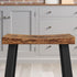 Set 2, Counter 23.6 Inches ULBC074B01 VASAGLE Bar Stools of Height Stools, Bar Chairs with Footrest, High Kitchen