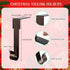 4 Pack Adjustable Christmas Stocking Holders for Mantle | Non-Skid Lightweight Hooks for Fireplace Home Decor