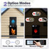 Anti-Pinch IPX45 Extra Large Automatic Chicken Coop Door, Battery Powered Chicken Door with Timer & Manual Control, LED