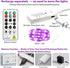 6 Pack 7ft 20LED HXWEIYE Rechargeable Fairy Lights Battery Operated with Remote & DIY Timer, Mini Twinkle String Light