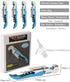 Professional Waiter Corkscrew Wine Openers Set (4 PCS) with Heavy Duty Stainless Steel Hinges for Bartenders