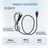 2 Pack, 39W 4FT Chicken Water Heated Cord Chickens Water Heater for Winter, Freeze Proof Chicken Waterer Heater