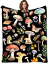 Knerova Cozy 40"x50" Mushroom Blanket - Ultra Soft Mushroom Throw Blanket, Super Fuzzy Plush Fleece Warm Stuffed Animal