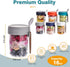 Ayemol 6 Pack 16 OZ Overnight Oats Containers with Lids and Spoons, Glass Oatmeal Container With Measurement Marks