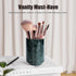 4 Inches Handcrafted Green Marble Tumbler Cup | Multi-Use Organizer for Pens, Makeup Brushes, Toothbrush | Home Office