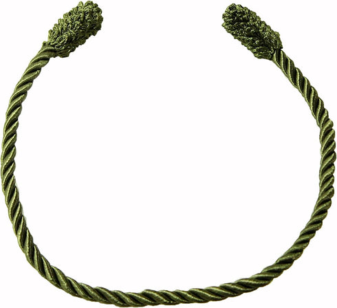 Haute Decor Decorative Twist Ties, 6 Pack, 16 inches (Olive Green) - Hang Garland and Decorations