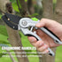 WORKPRO Garden Anvil Pruning Shears, 8" Heavy Duty Pruning Scissors with Ergonomic Handle for Thick Branches