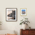 FrameWorks 2-Pack Black Wooden Shadow Box Picture Frames, 4” x 6” with Removable White Mat for Photos