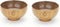 JapanBargain 1653 Wooden Miso Soup Bowls, Japanese Zen Style Dessert Bowl, Set of 2