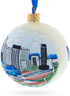 New Orleans, Louisiana Glass Ball Christmas Ornament, 3.25 Inches