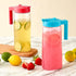 Amazing Abby Slim Tritan Pitcher 64 oz, Unbreakable Plastic Water Pitcher with Lid, BPA-Free, Dishwasher-Safe