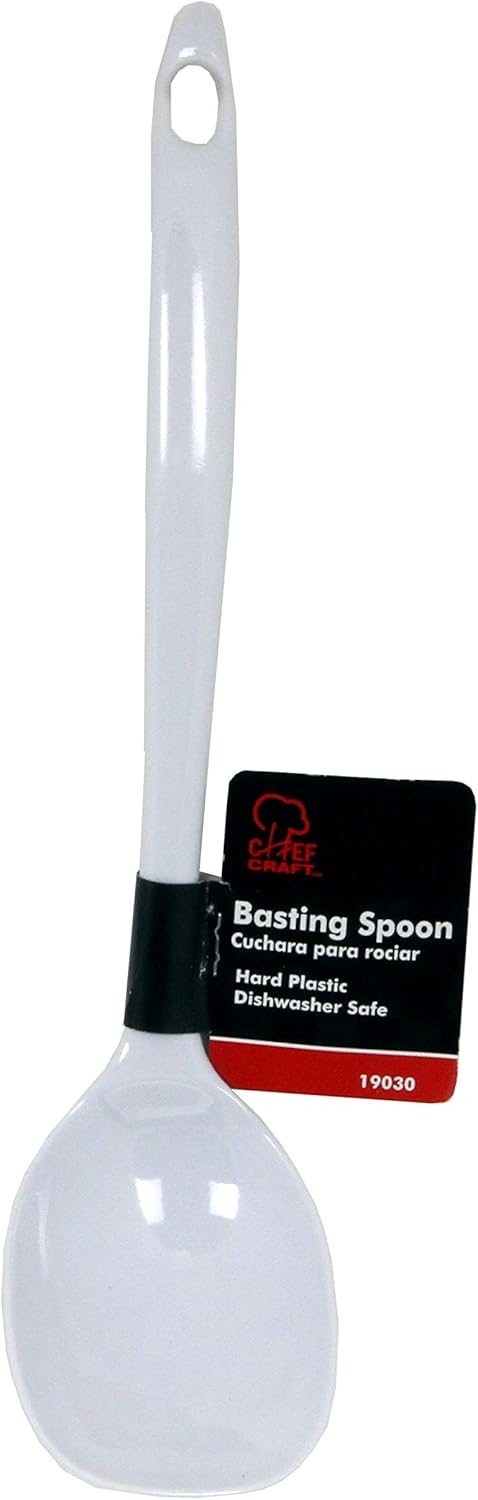 Chef Craft White Melamine Basting Spoon