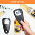 Kitchen Unique Gadgets Set, 6 Pieces Space Saving Tools, Cheese Grater, Bottle Opener, Peeler, Pizza Cutter, Herb
