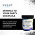 Rimmer Rimming, 3oz Snowy River Black, Cocktail & Margarita Sugar - Vibrant Naturally Colored Sugar for Cocktail Baking
