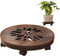 GZQWDC Wood Plant Stand Indoor,Plant Caddy with Lockable Wheels,Pot Stand,Rolling Plant Stand with