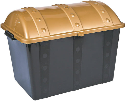 Fun Express Large Plastic Toy Treasure Chest - Premium Classroom Storage Prize