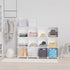HOMIDEC Closet Organizer - 9-Cube Storage Organizer for Clothes, Portable Closet Storage Shelves, White