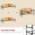 Closet 1 28-41Adjustable Closet, Tajsoon Expandable Shoe Rack for Tier, & Stackable Shoe Shelf Storage, Metal Shoe Rack