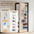 Gisiyunly 40 Closet Over the Door Shoe Organizer with Large Pockets, Multi-Purpose Storage for Shoe and Accessories