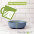 WeeSprout Bamboo Kids Bowls, Set of Four 15 oz Kid-Sized Dinnerware, Cereal, Leftovers & Snack Bowl, Dishwasher Safe (Blue, Green, Gray, & Beige) by WeeSprout