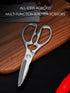 Kitchen Scissors, Forged Stainless Steel Heavy Duty Kitchen Shears, Dishwasher Safe Cooking Scissors for Meat, Poultry