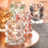 Karma, Lucia Hobnail Votive, Tea Lights Candle Holder, Glass Votive Candle Holders for Table Decorations, Baby Shower