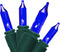 Brite Star Designer Series Mini Lights, 50 Lt, Blue, Green Wire