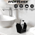 MUOUAKATE 3 Gothic Decor Coffin Toothbrush Holders for Bathrooms - Black Acrylic Halloween Goth Bathroom Decor, Spooky
