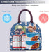 BALORAY Lunch Bag for Women Men, Insulated Lunch Box for Work, Picnic, Travel - Morning Glory