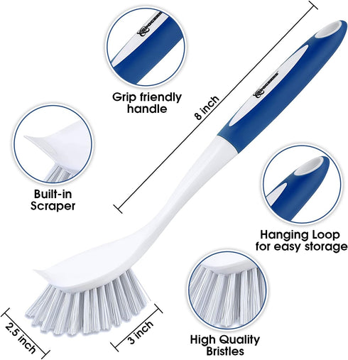 SPOGEARS Dish Brush (Blue)