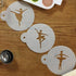 Designer Stencils Ballerina Cookie Stencil Set, Beige/Semi-Transparent, fits 3 inch circle