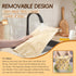 Zackoo (2 Pack), Beeswax Bread Bags for Homemade Bread Sourdough Bread Bag with Removable Beeswax Lining for Keeping