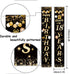 Happy Birthday Cheers to 18 Years Black Gold Yard Sign Door Banner for 18th Birthday Decorations Party Supplies