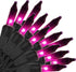 Greenbrier International 20 Count 5 Purple Halloween Mini Lights with Black Wire feet