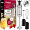 Mueller Immersion Blender Handheld - 8 Speed Electric Stainless Steel Hand Blender, 3 in 1 Emulsion Stick Blender for