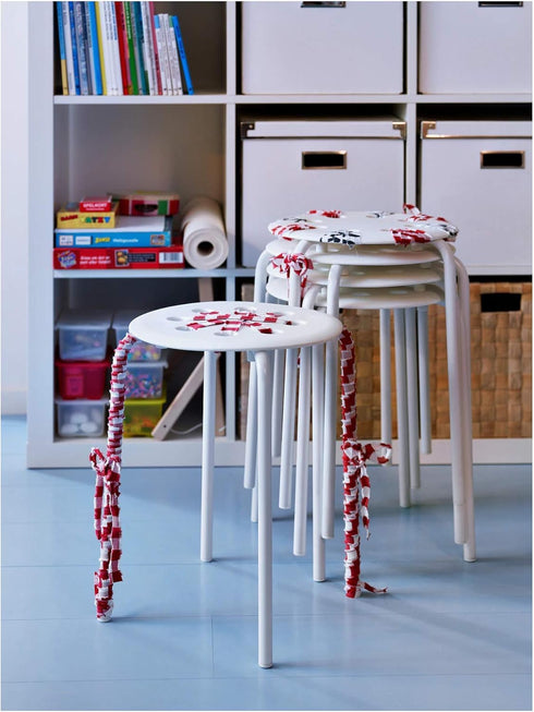 IKEA 32 cm (12 5/8 Marius Stool, White, '')
