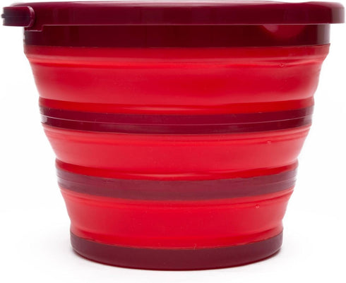 Cambridge Robert Irvine Qt Collapsible Ice Bucket, 1 Count, Red, 10-quart by CAMBRIDGE