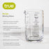 True Mixing Glass Cocktail and Bar Tools with Thick Base, Pour Spout, and 5 Printed Recipes, 17 Oz, 1-Piece, Assorted