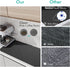 LIMNUO Coffee Maker Mat for Countertops, Backed Absorbent Dish Drying Mat for Kitchen (16"x24", Grey)