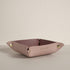 OLETHA Small Valet Tray, Travel Catch All Bowl for Keys, Jewelry, Wallet & Change, Pink Desk Organizer