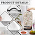 Talayituse Coffee Print Blender Dust Cover with Handle, Anti Fingerprint Dust Proof Cover for Stand Mixer or Coffee