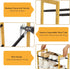 LVNIUS Closet,3 Dorm,6-12 Expandable Shoe Rack for Tier Metal Shoes Shelf Organizer for Pairs Small Standing Shoe Rack