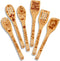 Premium Bamboo Wooden Spoons for Cooking, Ideal Gifts for Mom from Daughter - Wooden Cooking Utensils