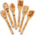 Premium Bamboo Wooden Spoons for Cooking, Ideal Gifts for Mom from Daughter - Wooden Cooking Utensils