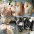 Bags,10x16 Inches 30 Poultry Shrink Wrap Pcs Clear Poultry Heat Shrink Bags Freezer With Zip Ties, Silicone Straw